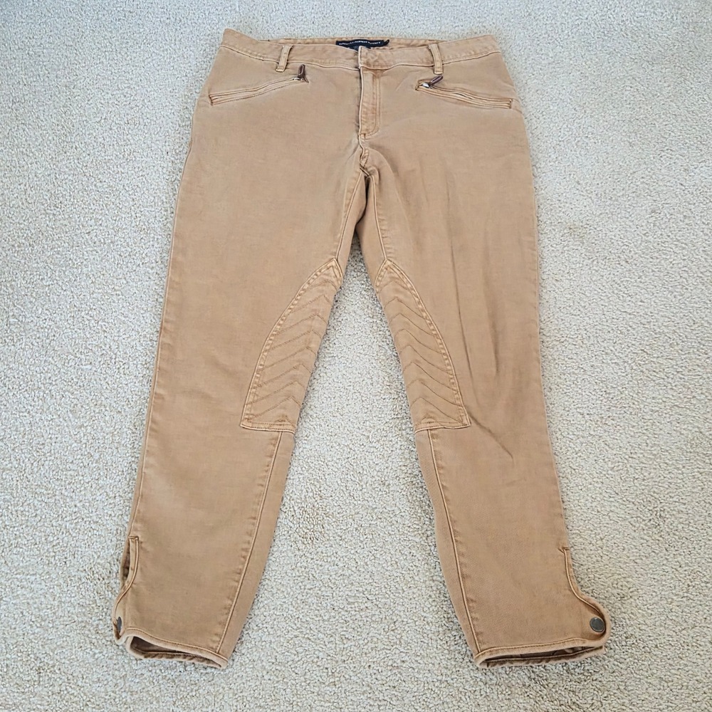 Ralph Lauren Sport VTG Y2K Equestrian Tan Size 31 Jodhpur Old Money Riding Pants